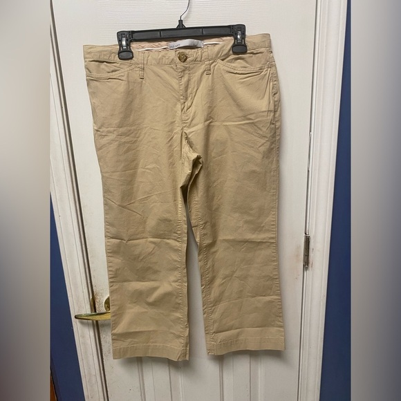 Old Navy Closet Rise Khaki Work Career Pants Size 10 - Picture 1 of 8